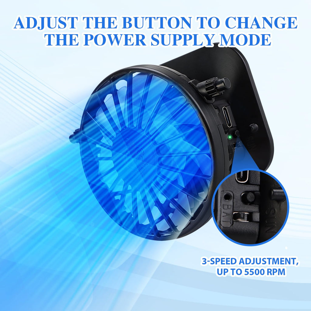 Solar Fan Hat with Dual Fans – UPF 50+ Waterproof Wide Brim Sun Cap for Fishing & Outdoor