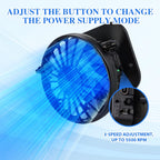 Solar Fan Hat with Dual Fans – UPF 50+ Waterproof Wide Brim Sun Cap for Fishing & Outdoor