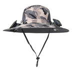 Solar Fan Hat with Dual Fans – UPF 50+ Waterproof Wide Brim Sun Cap for Fishing & Outdoor